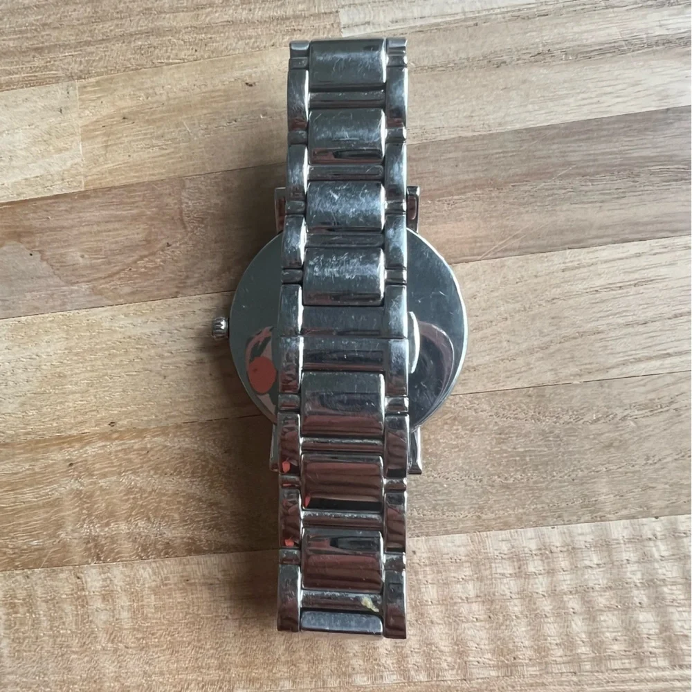 Kate Spade ladies watch New York Gramercy Stainless Steel Watch NEW BATTERY